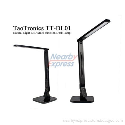 TaoTronics Elune TT-DL01 Dimmable LED Desk Lamp (14W, Piano Black, 4 Lighting Modes, 5-Level Dimmer, Touch-Sensitive Control Pad